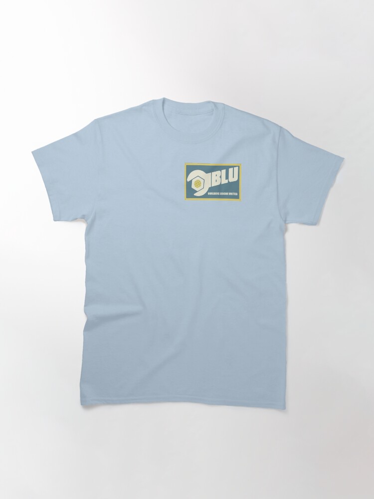 Aperçu 3 sur 7. T-shirt classique avec l'œuvre Équipe Team Fortress 2 Blu créée et vendue par LiquidSapphir3.