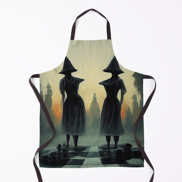 Item preview, Two witches on a checkerboard. designed and sold by mrlongfield.