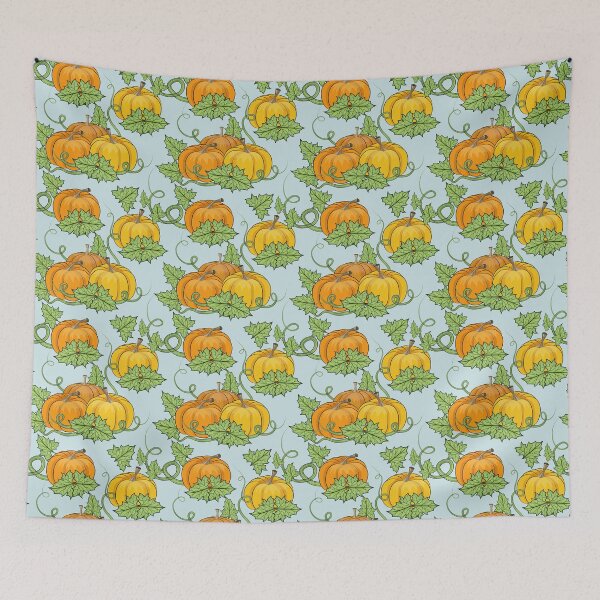 Item preview, Copy of Pumpkins And Leaves Seamless Pattern designed and sold by Ayesha Saleem.