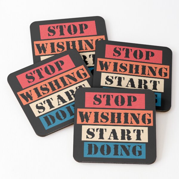 Item preview, Stop Wishing Start Doing designed and sold by AdventArt.