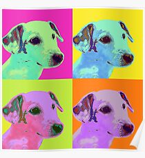 Popart Dog - Warhol Style - Hund, Pop Art Poster
