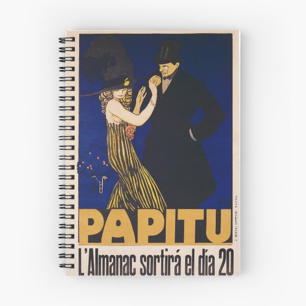 Item preview, PAPITU Catalan Weekly Magazine Cover Poster 1911 by Francesc Labarta designed and sold by retroposters.