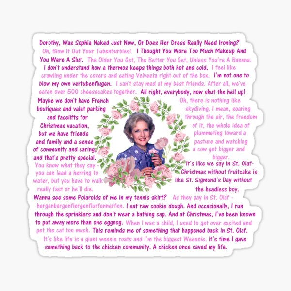 rose-nylund-quotes-sticker-for-sale-by-giantsquid1-redbubble