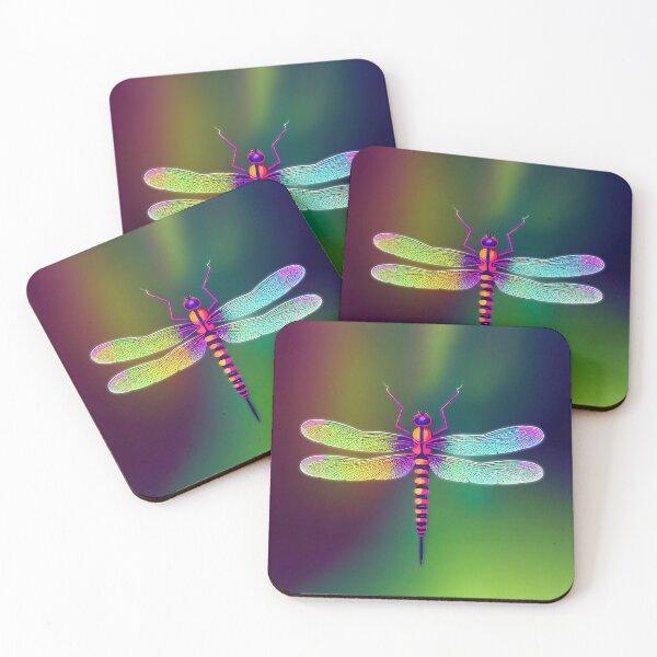 Item preview, Colourful Vector Art Dragonfly designed and sold by ThePurpleMelon.