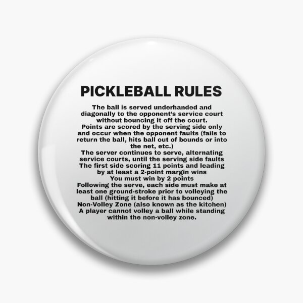 Item preview, Pickleball Rules designed and sold by Pickleballmama.
