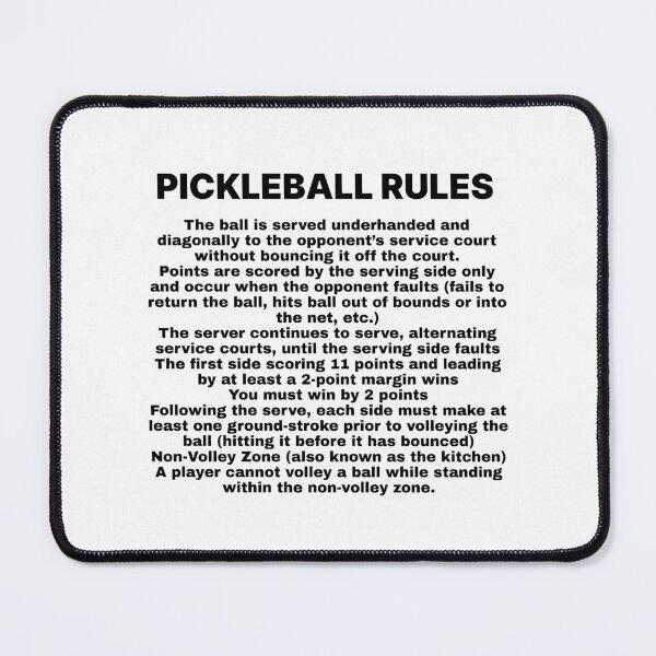 Item preview, Pickleball Rules designed and sold by Pickleballmama.