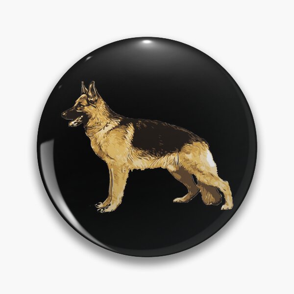 Item preview, German Shepherd Dog Dogs Animals Art Paint Draw Design designed and sold by BK-Fishing.