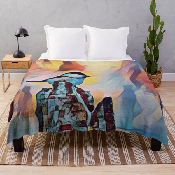 Item preview, Little Bird Abstract Painting Art Design designed and sold by WildMuse44.
