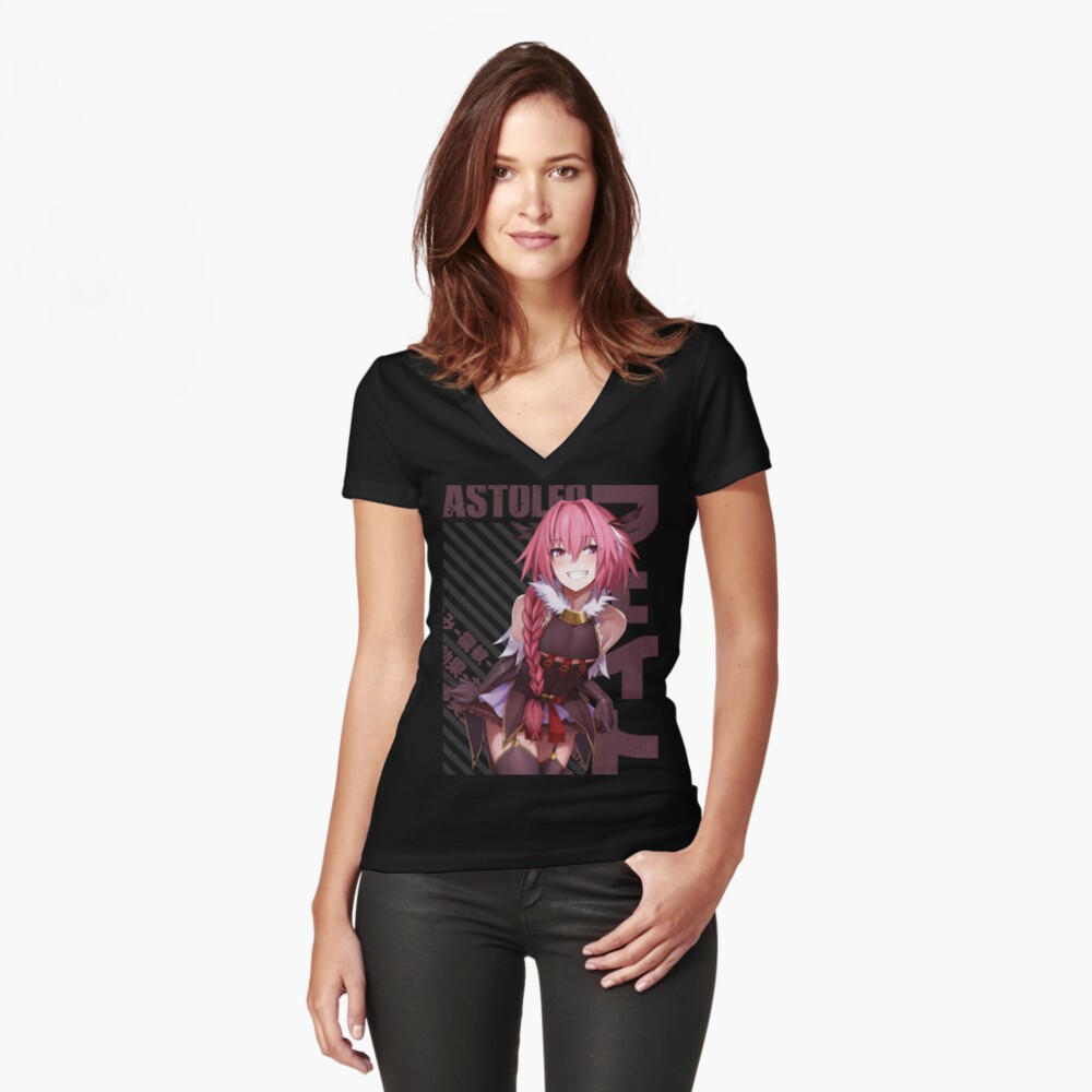Item preview, Fitted V-Neck T-Shirt designed and sold by Recup-Tout.