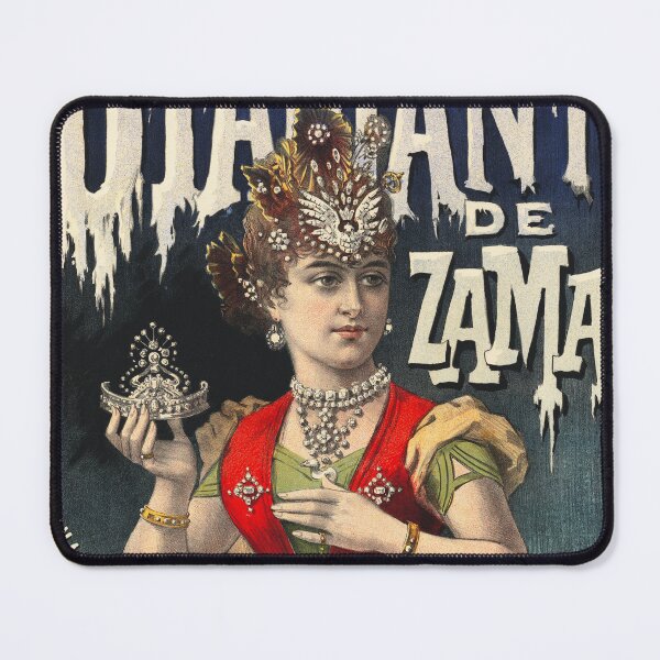 Item preview, DIAMANT DE ZAMA 1889 Vintage French Theater Poster Art  designed and sold by retroposters.