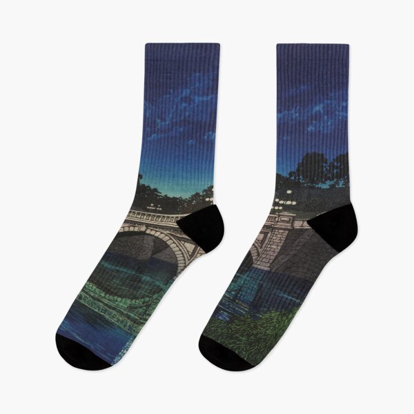 Item preview, Nijubashi Bridge by Kawase Hasui designed and sold by Takeda-art.