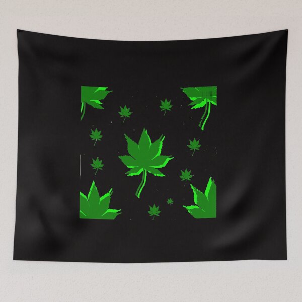 Item preview, Green leaves pattern design background  designed and sold by jerriepaep0.