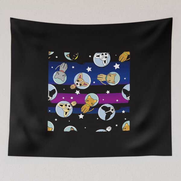 Item preview,  Cute Space Cats And Dogs Background Pattern Seamless  designed and sold by jerriepaep0.