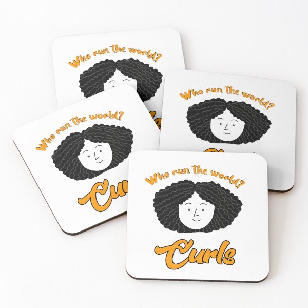 Item preview, Who Run the World? Curls Sayings for Curly hairstyle  designed and sold by Add To Cart.