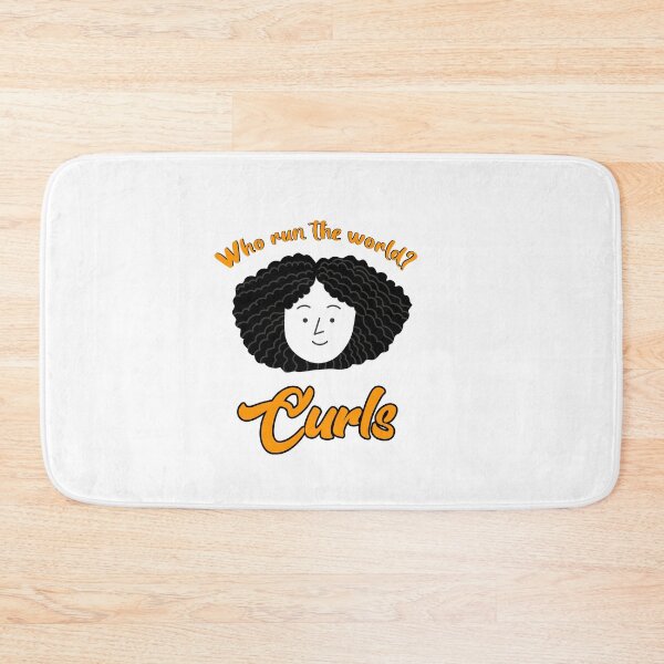 Item preview, Who Run the World? Curls Sayings for Curly hairstyle  designed and sold by Add To Cart.