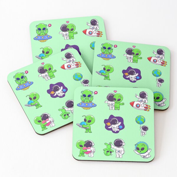Item preview, Kawaii Aliens and Astronauts Pack designed and sold by everything4eva.
