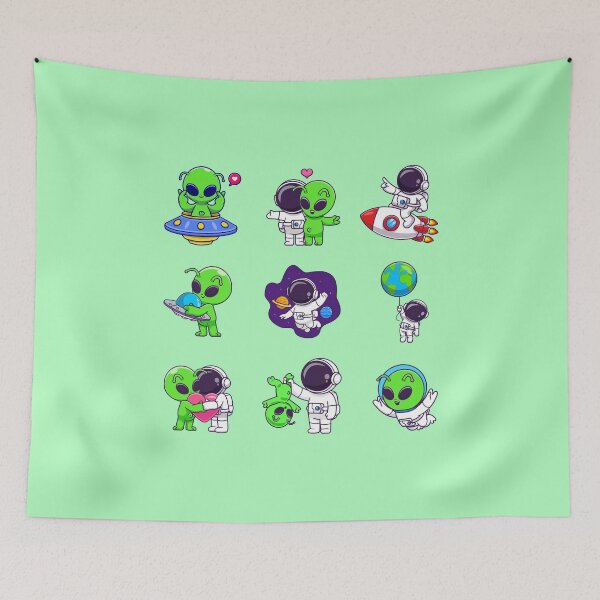 Item preview, Kawaii Aliens and Astronauts Pack designed and sold by everything4eva.
