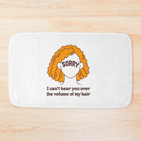 Item preview, I Can not Hear you Over the Volume of my Hair Sayings for Curly hairstyle  designed and sold by Add To Cart.