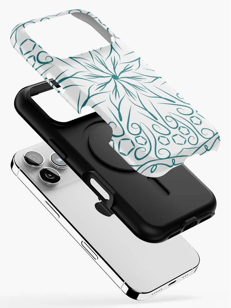 Thumbnail 2 of 4, iPhone Case, Line and leaf pattern designed and sold by Radelss.