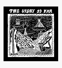 The Story So Far Self Titled Transparent (White) Photographic Print