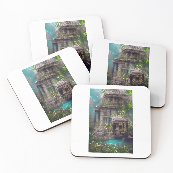 Item preview, Underwater temple designed and sold by Animals Wearing Glasses.