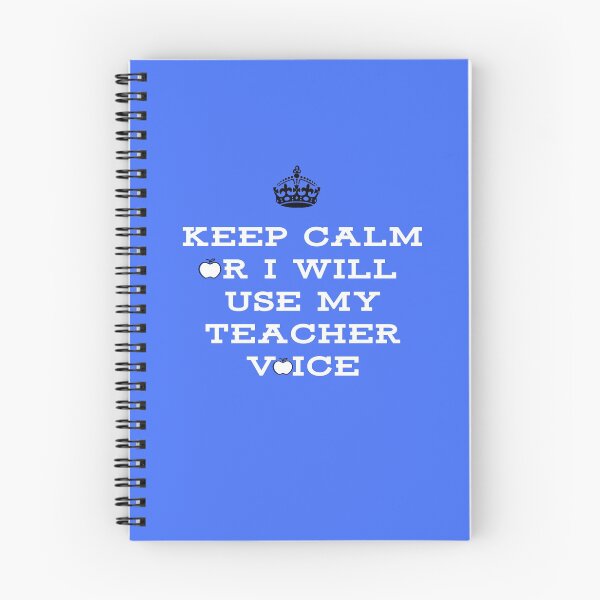 Item preview, Keep Calm or I will use my teacher voice designed and sold by Taris.