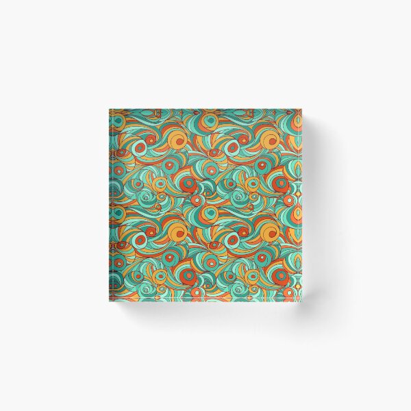 Item preview,  Wave Pattern Background designed and sold by PotluckPrints.
