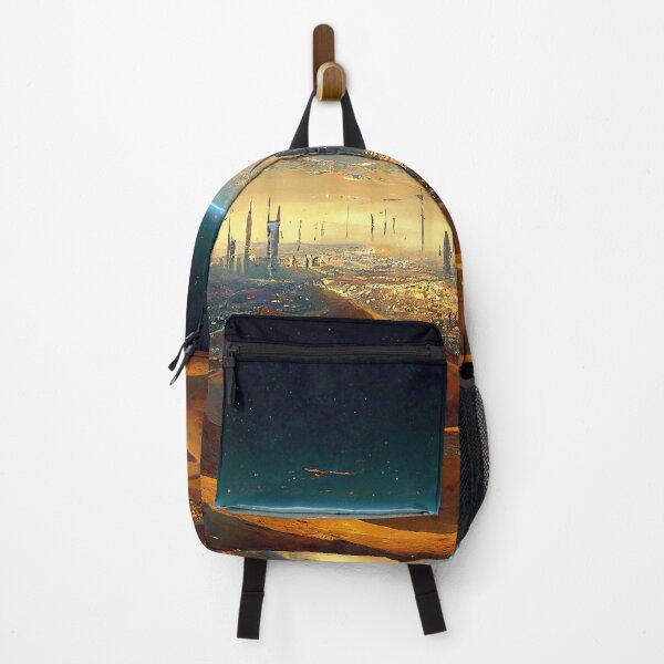 Item preview, Oasis at the Edge of Space Abstract AI Generated Art designed and sold by MeAI-Art.