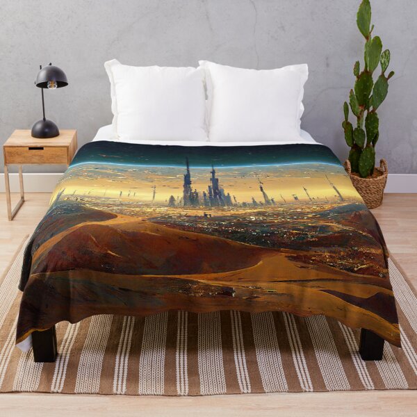 Item preview, Oasis at the Edge of Space Abstract AI Generated Art designed and sold by MeAI-Art.
