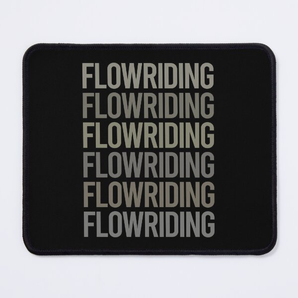 Item preview, Gray Text Art Flowriding Flowboarding designed and sold by TartSpiderWeb.