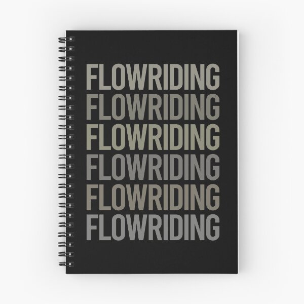 Item preview, Gray Text Art Flowriding Flowboarding designed and sold by TartSpiderWeb.