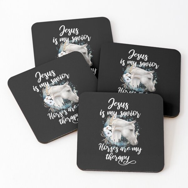 Item preview, Jesus is my savior horses are my therapy designed and sold by Fran Fryberg.