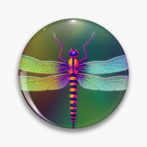 Item preview, Colourful Vector Art Dragonfly designed and sold by ThePurpleMelon.