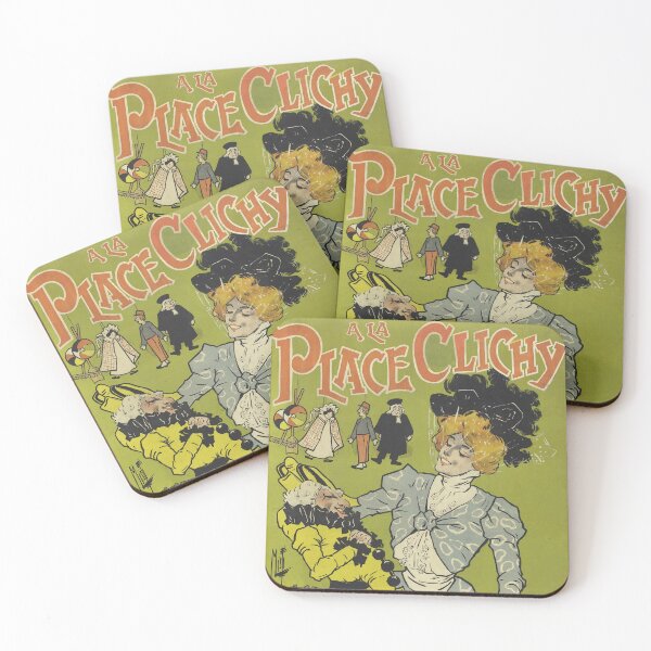 Item preview, A LA PLACE CLICHY Jouets Etrennes Toy Store 1895 Vintage French Art Nouveau Poster by Misti  designed and sold by retroposters.