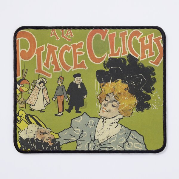 Item preview, A LA PLACE CLICHY Jouets Etrennes Toy Store 1895 Vintage French Art Nouveau Poster by Misti  designed and sold by retroposters.
