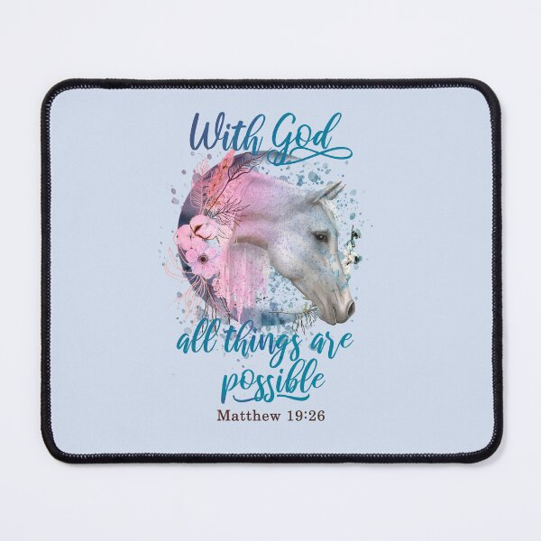 Item preview, Christian quote horse motif designed and sold by Fran Fryberg.