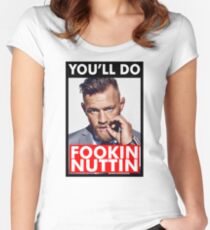 Mcgregor Says Fookin Nuttin Women's Fitted Scoop T-Shirt