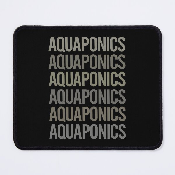 Item preview, Gray Text Art Aquaponics designed and sold by TartSpiderWeb.