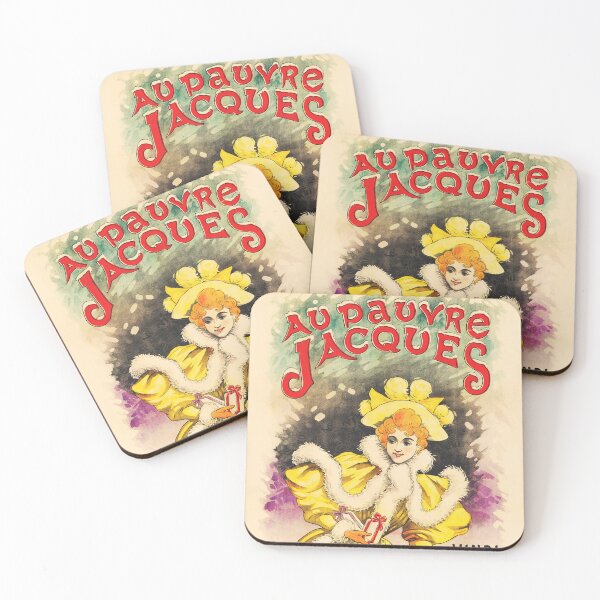 Item preview, AU PAUVRE JACQUES Toy Store Exhibition Exposition Christmas 1890 PARIS Vintage French Poster designed and sold by retroposters.