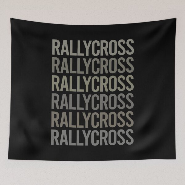 Item preview, Gray Text Art Rallycross designed and sold by TartSpiderWeb.