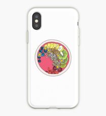 Handdrawn Acai Bowl Design iPhone Case