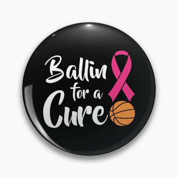 Item preview, Ballin For A Cure Basketball Breast Cancer Awareness Essential T-Shirt designed and sold by ramonaaeqvenita.