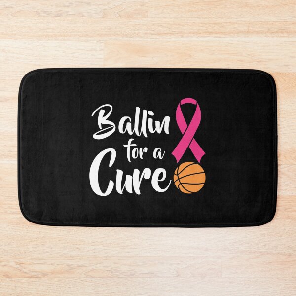 Item preview, Ballin For A Cure Basketball Breast Cancer Awareness Essential T-Shirt designed and sold by ramonaaeqvenita.