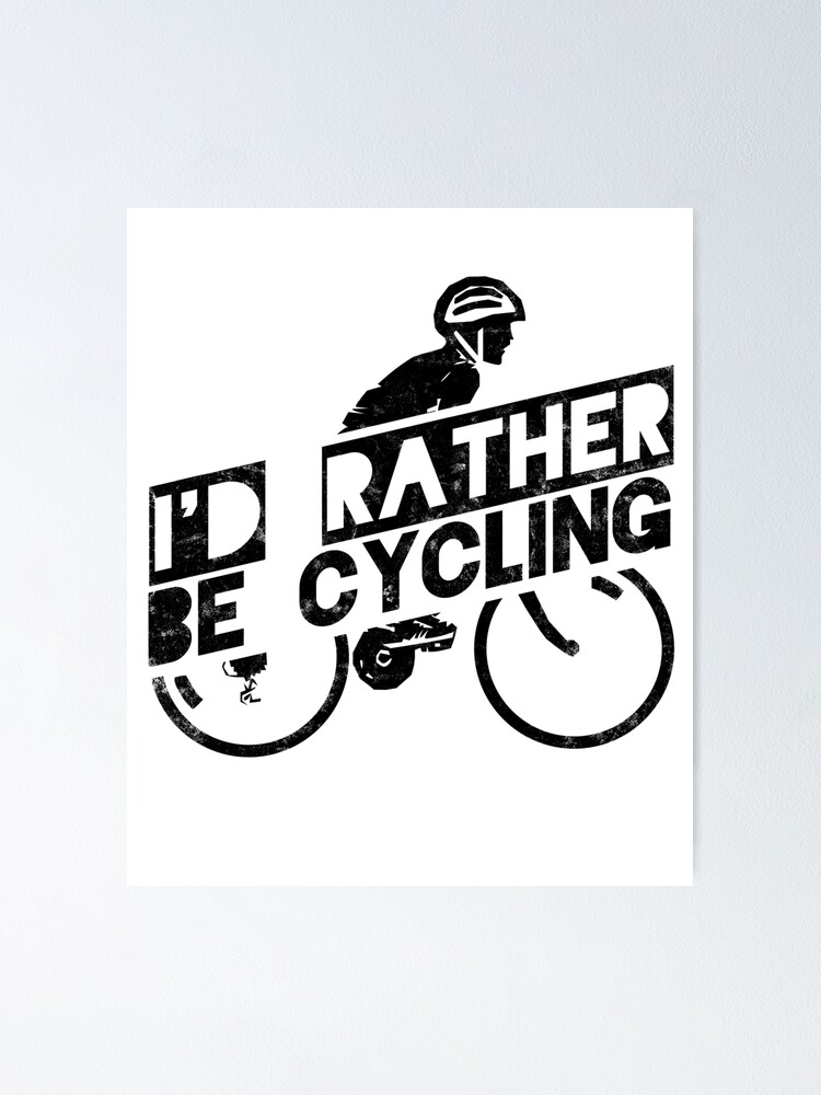 ID RATHER BE ON A MOUNTAIN Unicycle Vinyl Decal Sticker D