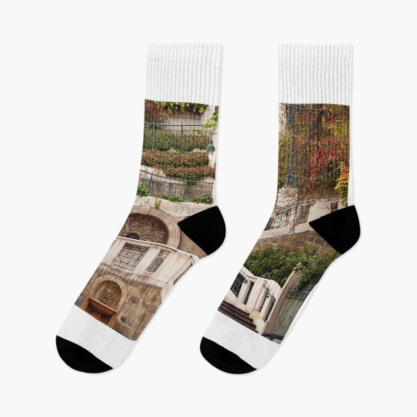 Item preview, Strudlhofstiege an old staircase in Vienna autumn season  designed and sold by goceris.
