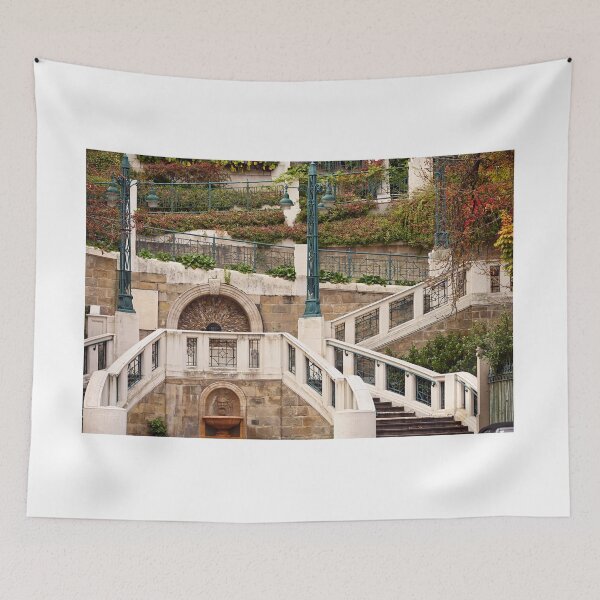 Item preview, Strudlhofstiege an old staircase in Vienna autumn season  designed and sold by goceris.