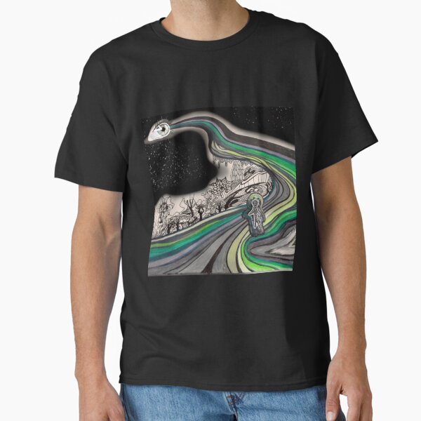 Green Trippy Path, Third Eye - Rainbow Series Classic T-Shirt