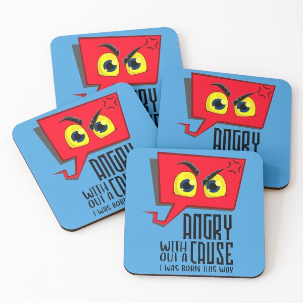 Item preview, Angry Without A Cause - I Was Born This Way designed and sold by TextAndVectors.
