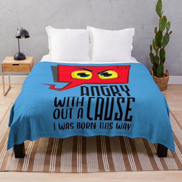 Item preview, Angry Without A Cause - I Was Born This Way designed and sold by TextAndVectors.