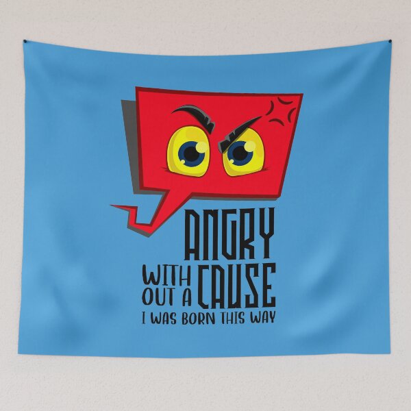Item preview, Angry Without A Cause - I Was Born This Way designed and sold by TextAndVectors.